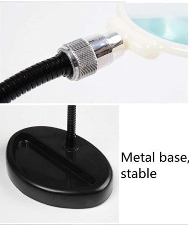 Lightweight Magnifying Glass Metal Base Hose 5 Times High-Definition Glass Lens Desktop Magnifying Glass for Students and Elderly Reading Watch Repair Lofty Ambition - Buy Online on GoSupps.com