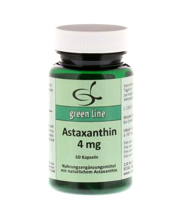 Astaxanthin 4 mg capsules 60 hours