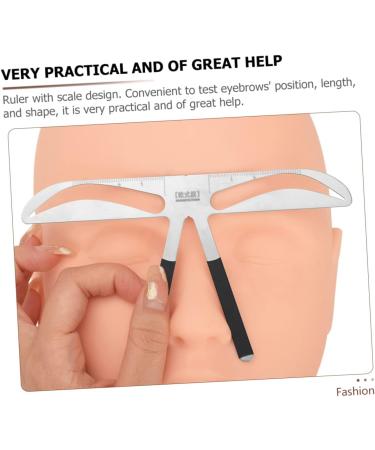 Mikinona Makeup Gadgets Embroidery Eyebrow Ruler Girl Eyebrow Marks Number Numbers Stickers - Buy Online on GoSupps.com