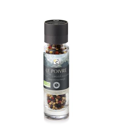 COMPTOIRS ET COMPAGNIES - Moulin de Poivre 5 Saisons - M lange de Poivres et Baies - Certifi Bio - 48 g