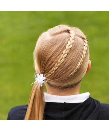 5 Flower Hair Clips Bridal Hairstyle Accessories Wedding Party Beach Accessories and Hair Accessories Ivory White - Buy Online on GoSupps.com