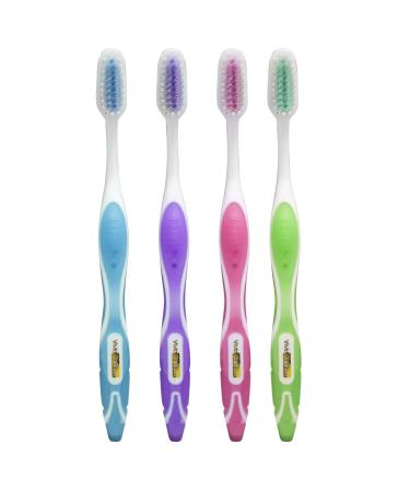 Nylon Filament Toothbrush Softer Bristles OraBrush SmartKleen Toothbrush Pack of 12 by Vivid