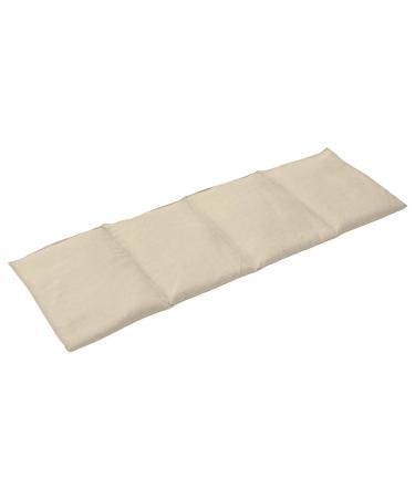 4-chamber grape seed pillow 20x60cm - organic fabric natural - heat pillow - grain pillow