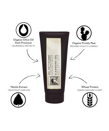 Panier des Sens Men's 3-in-1 Body Wash | Shower Gel Face Wash & Shampoo - 96% Natural Made in France - 6.7Fl.oz/200ml - Buy Online on GoSupps.com