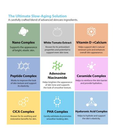 tomnada enu:b Nano Liposome Anti-Aging All-in-One Face Cream with Hyaluronic Acid Niacinamide Adenosine Collagen - Targets Fine Lines & Wrinkles Dermatologist-Tested - Buy Online on GoSupps.com