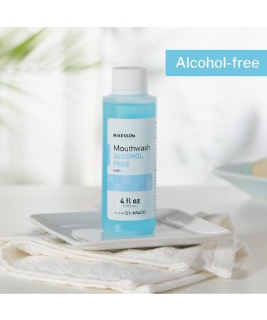 McKesson Mouthwash, Alcohol-Free, Mint Flavor, 4 oz, 60 Count - Buy Online on GoSupps.com