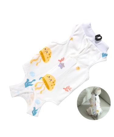 Clrybo Katzenbody After op castration pet-medical surgical shirt surgical recovery suits for cats (style: jellyfish m) style: jellyfish m