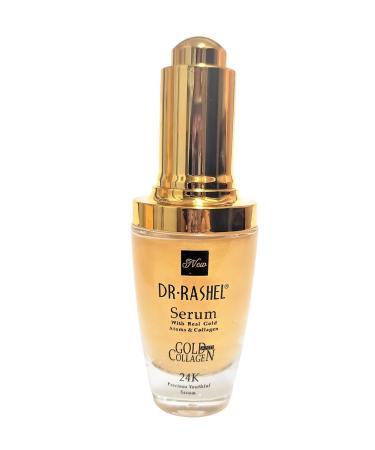 Dr Rashel 24K Gold Atoms & Collagen Youthful Face Serum | Anti - Aging Moisturizes and Hydrates The Skin Size 1.34 Oz - Buy Online on GoSupps.com