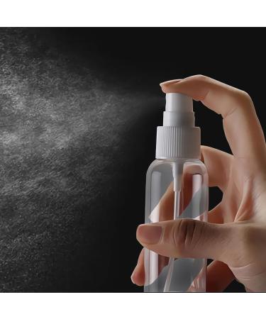 TIANZD 12 Pieces Empty 100 ml Clear PET Plastic Fine Mist Pump Spray Bottles with White Top Portable Sprayer for Perfume Water Cosmetic Travel Containers Refillable 2x Funnel - Buy Online on GoSupps.com
