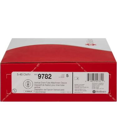 Hollister Drain Tube Attachment Device Vertical - Holds Tubes 5-40 FR | 5 Ct - International Shipping Available - Buy Online on GoSupps.com