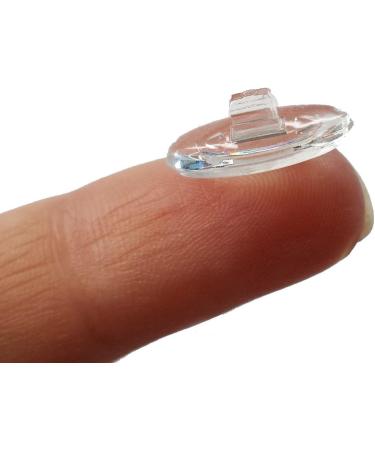 Premium Grade D-Shaped Silicone Nose Pads 15mm - 3 Pairs for Glasses & Eyeglasses | Sports World Vision - Buy Online on GoSupps.com