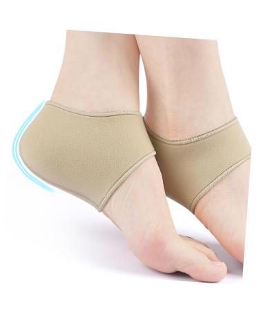 Shop Healeved Heel Socks - Women's Sports Heel Braces & Protective Covers | Slip-On Sneakers Heel Sole Protectors - Khaki - Buy Online on GoSupps.com