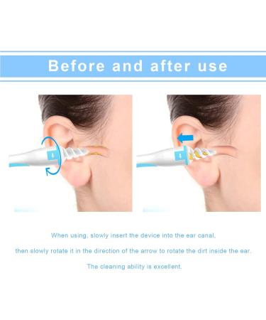 Q Grips Ear Wax Cleaners UK - 16 Pcs Soft Tips for Safe Ear Wax Removal - Adult & Kids - Blue - Buy Online on GoSupps.com