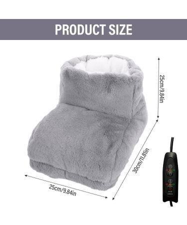 Fivtsme 12V Electric Foot Warmer - 3 Heating Levels Washable Liner Auto Shut-Off & Overheat Protection - Ideal for Men & Women - International Shipping Available - Buy Online on GoSupps.com