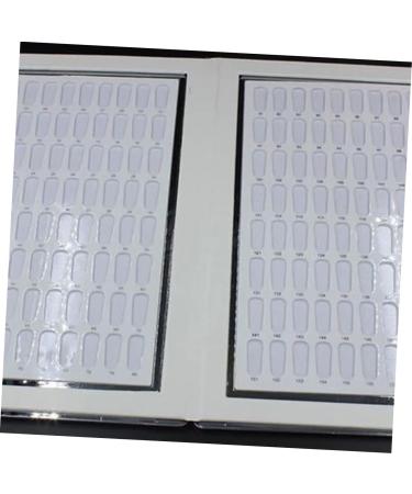  minkissy minkissy Nail Colour Show Book Manicure Colour Display Card Nail Polish Glue Color Card Gold with Adhesive - Buy Online on GoSupps.com