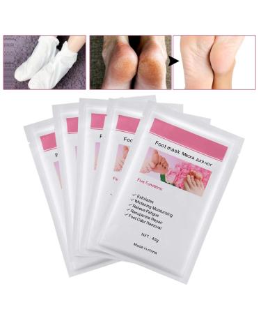 Foot Mask - 5 Piece Peel Off Moisturizing Foot Care Treatment | Revitalize & Hydrate Your Feet - Buy Online on GoSupps.com