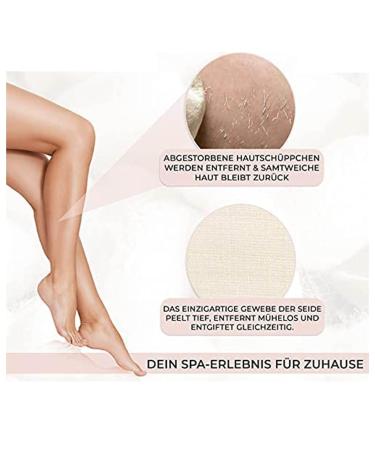 Garshan Silk Gloves - Luxurious Ayurvedic Massage Tools for Skin Care & Cellulite Reduction - Buy Online on GoSupps.com