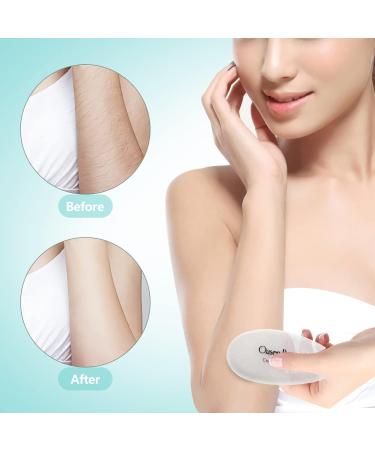 Crystal Hair Remover for Women Men - Painless Exfoliation & Hair Removal Stone - Reusable & Washable - Soft Smooth Silky Skin - Suitable for Arms, Legs, Back & Body - Buy Online on GoSupps.com