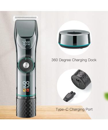 Hair Clippers for Men Professional Men Adjustable Hair Trimmer Finishing Hair Clipper Electric Rechargable Hair Cutter Beard trimer with Charger Base With Box - Buy Online on GoSupps.com