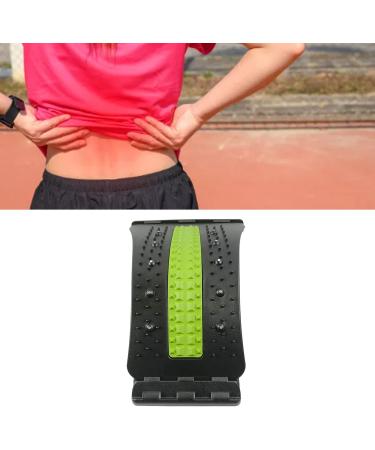 Verdant Touch Back Massage Device - Adjustable Lumbar Spine Extensor Board in Green & Black for Ultimate Back Relief | International Shipping Available - Buy Online on GoSupps.com