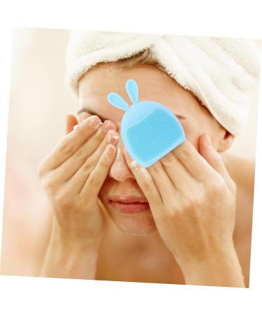 8 Pcs Rabbit Ears Facial Brush Silicone Face Silicone Face Cleanser Face Lotion for Women Handheld Massagers Home Facial Brush Face Cleaner Silica Gel Washbasin Miss Manual Light Bluex2pcs 7.5x7.5cmx2pcs - Buy Online on GoSupps.com