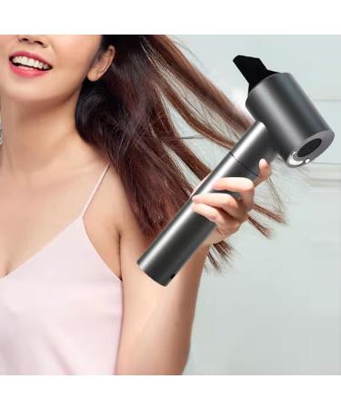 Rechargeable Cordless Hair Dryer Portable Travel Blow Dryers w/Diffuser & Base Built-in Battery Hot/Cold Air Mini Blow Dryer for Curly Straight Natural Hair
