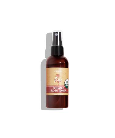 USDA Certified TheAromaShop Organic Rose Toner atonanda Chemical-Free Moisturizing Soothing 100% Natural Face Toner Sensitive Irritated Skin Pure Rose Oil Clean Beauty 3.38 Fl Oz