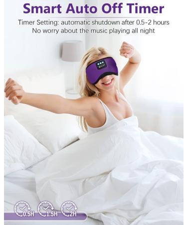 Bluetooth 5.2 Sleep Headphones with White Noise - 3D Breathable Sleep Eye Mask with Timer for Side Sleepers - Wireless Relaxation & Meditation Gadget for Men and Women - Buy Online on GoSupps.com
