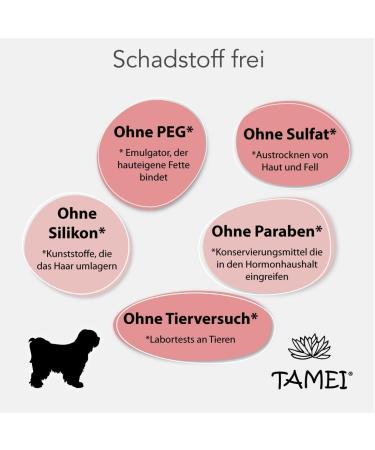 TAMEI BIO Dog Conditioner - Natural Fur Care for All Breeds | Vegan & Nourishing | Easier Combing & Smoothing - 250 ml - Buy Online on GoSupps.com