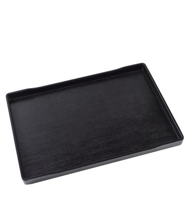 OMEM Reptile Bowl Large Food and Water Dish Also Fit for Bath (XL Black) XL Black