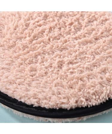 3pcs Makeup Remover Cloth Pads Washable Face Cleansing Puffs Reusable Plush(White Coffee Black) - Buy Online on GoSupps.com