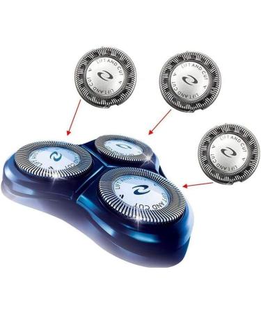 Buy HQ64 Replacement Shaver Heads for Philips AT890 PT860 HQ7310 PT720 AT750 - Electric Shaver Razor Parts (3 Pieces) - International Shipping Available - Buy Online on GoSupps.com