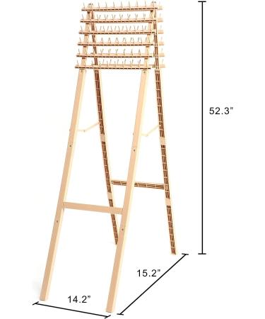 Laflare Braid Rack 120 Spools: Dual-Sided Hair Stand Organizer for Braiding Extensions - Buy Online on GoSupps.com