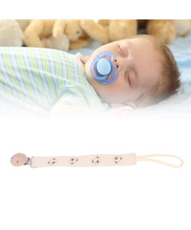Soft Pacifier Holder Leash for Toddlers - Stylish Clip with Metal Buckle & Beautiful Patterns - International Shipping Available - Buy Online on GoSupps.com