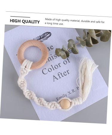 Toyandona 6 pcs Wooden Bite Stick - Dental Care Toys for Kids | Tooth Hygiene & Cleaning | Safe Chew Toy for Toddlers - Buy Online on GoSupps.com