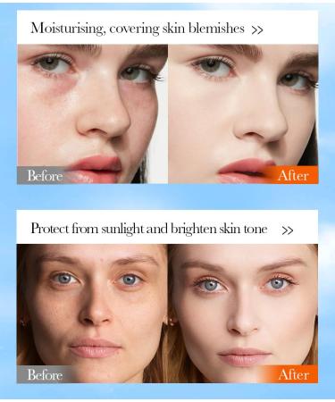 Buy Sunscreen Cushion Foundation - SPF Protection Air Cushion for All Skin Types | Natural Coverage - 3 Pack - Buy Online on GoSupps.com