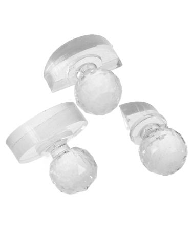 SAFIGLE Tampon de Pressage Cosm tique 3 Pi ces 1/4 1/2 30 Mm pour Fard Paupi res Poudre Compacte Polyvalent Usage Quotidien
