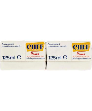 Parmalat Chef Panna ai Funghi Lot de 8 cr mes Porcini aux c pes Id al pour assaisonner les premiers plats de toutes sortes Lot de 2 x 125 ml + porte-cl s Beni Culinari - Buy Online on GoSupps.com