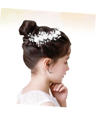 Ipetboom Wedding Rhinestone Wedding Headpiece Hair Combs for Women Rhinestone Bridal Comb Bridal Hairpin Pearl Hair Barrettes Bridal Headpieces for Wedding Tiara Bride Accessories Sweet - Buy Online on GoSupps.com