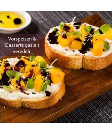 Delicious Balsamic Cream with Orange Lemon - 1 x 250 ml Crema Gluten Free from Greece Perfect for Fish Seafood or Salad - Buy Online on GoSupps.com