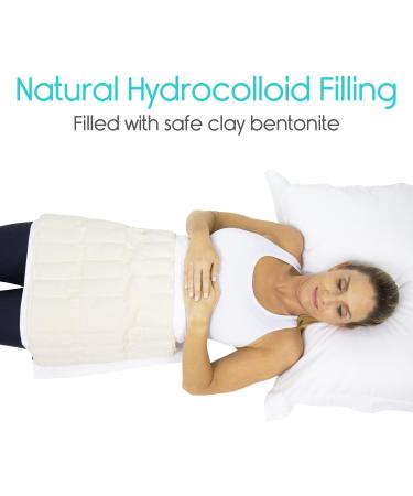 Vive Hydrocollator Contour Neck Pack - Portable Moist Heating Pad for Neck and Shoulder Pain Relief - Ideal for Arthritis, Strains, and Sprains - Muscle Stiffness Recovery and Relaxation Support - Buy Online on GoSupps.com