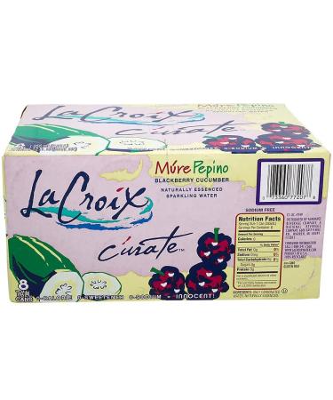 Buy LaCroix C rate M re Pepino Sparkling Water (8 Pack) - Blackberry Cucumber 12oz Slim Cans 0 Calories Naturally Essenced - International Shipping Available - Buy Online on GoSupps.com