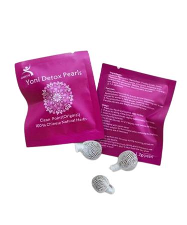 3X Yoni Detox Pearls Tampons Herbal Natural Vaginal Womb Cleansing Healing supository