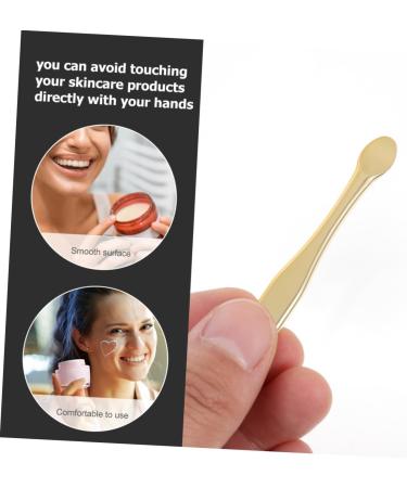 Beavorty 12pcs face spatula mini cosmetics spatula abs spatula makeup cosmetics applicator 6.00X0.70X0.70CM Golden - Buy Online on GoSupps.com