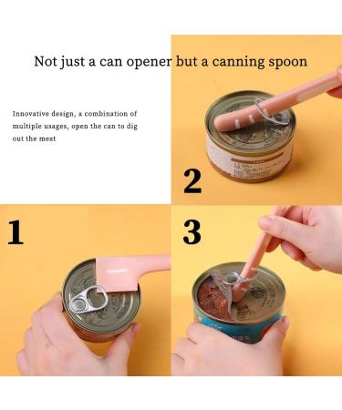 JOCXZI Pet Food Can Lid Set 1 Piece Pet Food Can Lid with 1 Spoon for Can Food Silicone Pet Can Lid with Spoon Can Lid for Dog and Cat Food Fits - Buy Online on GoSupps.com
