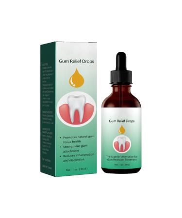 Gum Regeneration Drops 30ml, Gum Regenerating Gel, Natural Mouthwash for Oral Care, Rejuvenate Your Gums with Ease, Oral Care (1 Pcs)