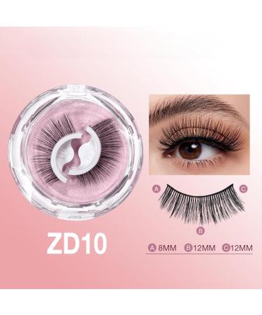 Self Adhesive Eyelashes - No Glue Needed Reusable & Easy to Use | 34 Types for a Natural Look - Buy Online on GoSupps.com