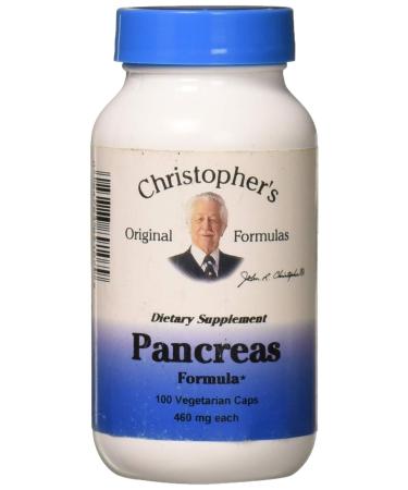 Christopher's Original Formulas Pancreas Formula 460 mg 100 Vegetarian Caps