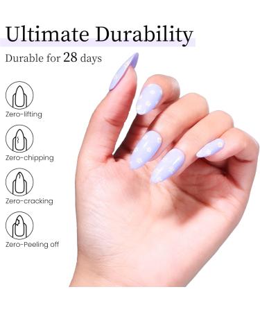 MAYCHAO 15ML Gel Nail Polish 1Pc Purple Gel Polish Soak Off UV LED Nail Polish Pansy Spring Gel Nail Polish Nail Art Starter Manicure Salon DIY at Home 0.5 OZ - Buy Online on GoSupps.com