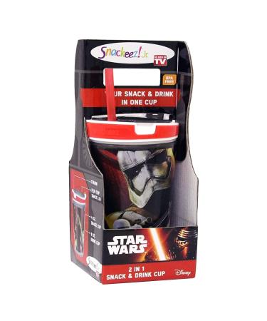 Snackeez Jr - 2-in-1 Snack & Drink Cup Star Wars 7 Movie Edition (STORMTROOPER) Multicolor 1 Count (Pack of 1)